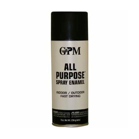 General Paint Spray Paint, Black, Flat, 10 oz 542645